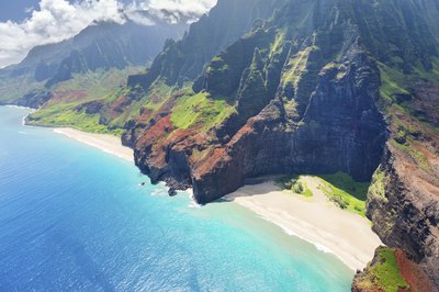 Napali Coast on Kauai.