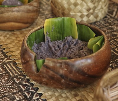 Poi is a vegetarian option.