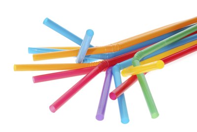 Colorful light up straws.