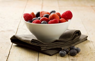 Bowl of mixed berries