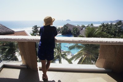 Hotel room with a view.