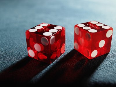 Red dice.