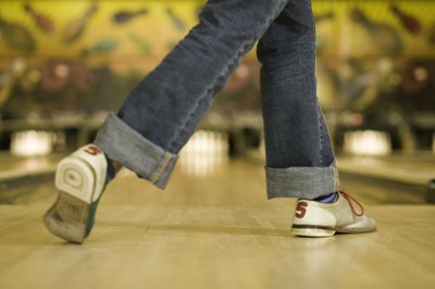 Woman bowling