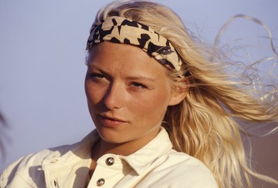 Woman wearing bandana