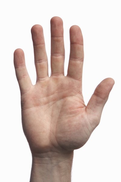 Man's hand