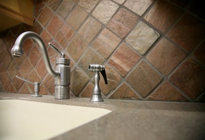 Kitchen backsplash.