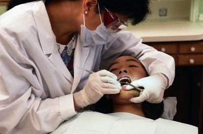 Dental cleaning.