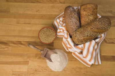 Leavening agents are used in baked goods.