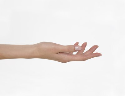 Calcium deposits can happen in the fingers.
