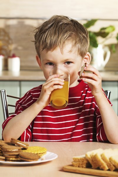 Childrens juice contains sugar and should be limited.