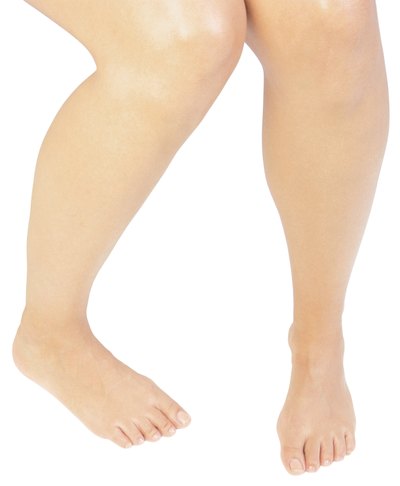 Bare female calves.