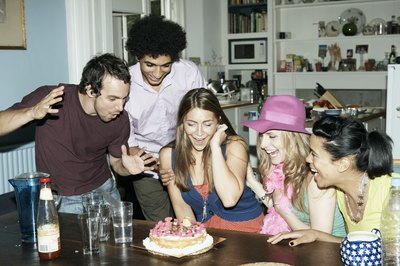 girl having her 24th birthday