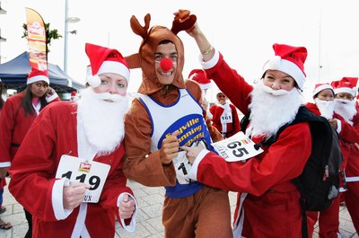 Great Santa Run in Auckland, New Zealand