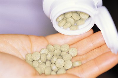 Follow the label dosage on your bottle of kelp tablets.