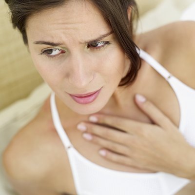 Woman not feeling right
