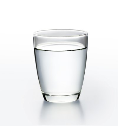 Glass of water.