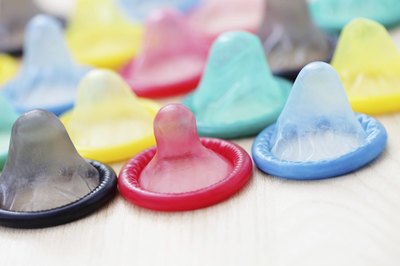 condoms on table