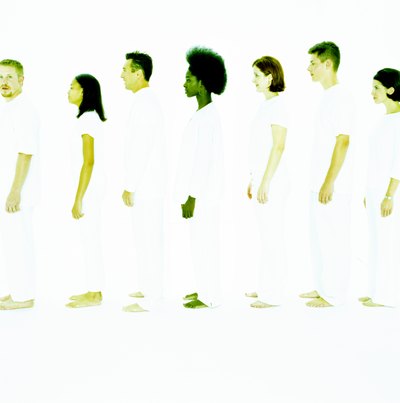 An image with high contrast.