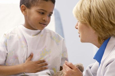 doctor with child