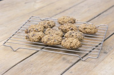 Serve oatmeal-raisin cookies.