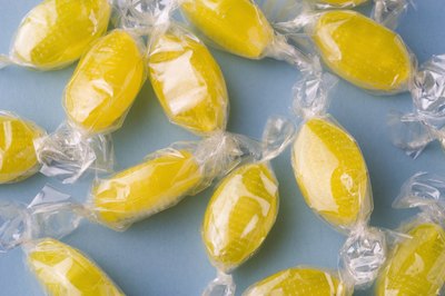 20 wrapped candies.