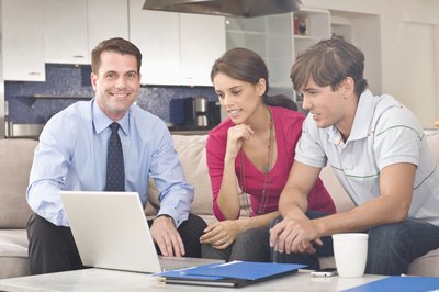 Discussion with an investor.