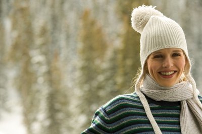 Wool knit hats keep the head warm, and still look stylish.