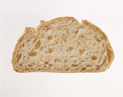 Slice of bread.