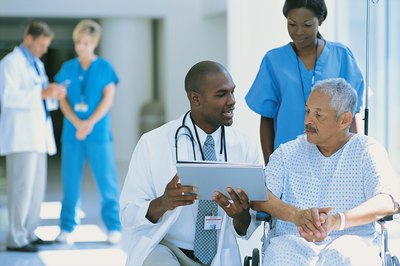 doctor consulting with patient