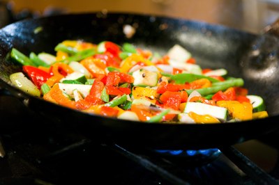Stir-fry vegetables are important to maintain a diet.