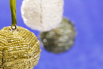 beaded ornament covers