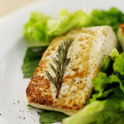 Cooked salmon