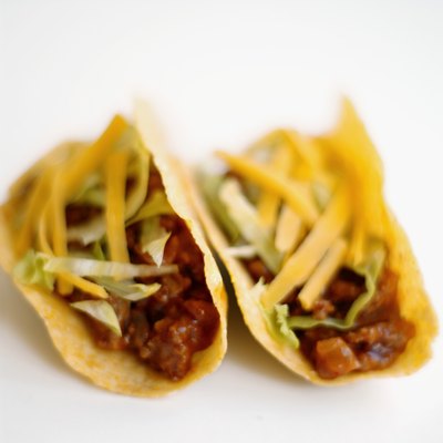 Two spicy tacos.