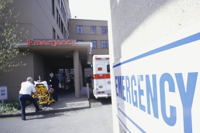 Ambulance at hospital