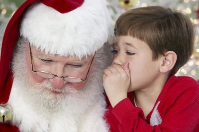 Create holiday cheer by giving someone special a secret Santa letter.