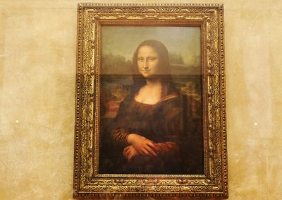The Mona Lisa.