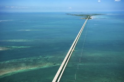 The Straits of Florida lie south of the Florida Keys.