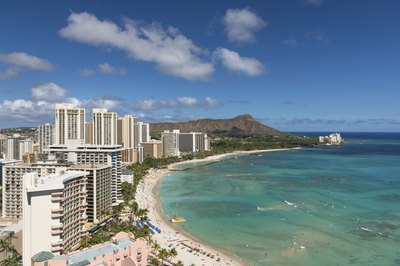 Waikiki Beach in Oahu.