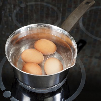 Put in a sauce pan and cover with 1 to 2 inches of cold water.