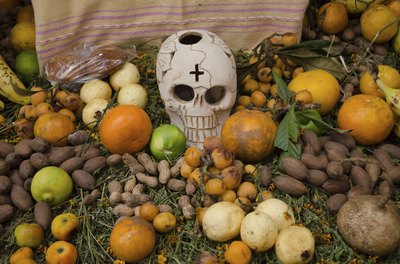 Day of the Dead offering altar.