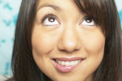Stud nose ring.