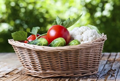 Basket of vegetables