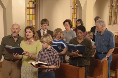 Church members.