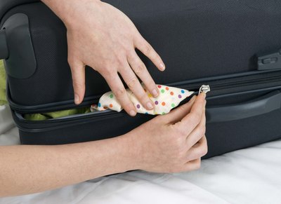 Packing a suitcase