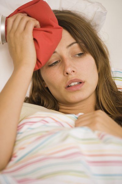 Woman with fever