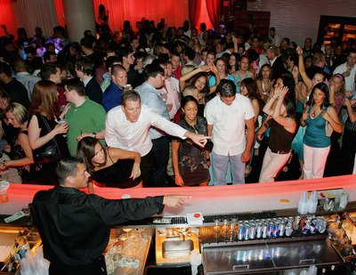 Las Vegas nightclub action inside Treasure Island Hotel and Casino