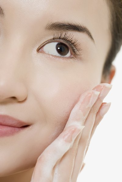 Apply cleanser