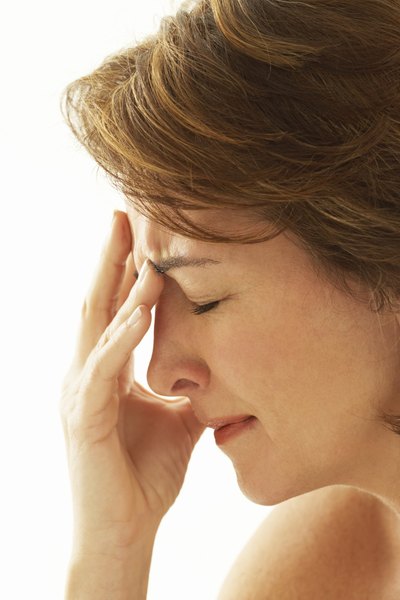 Woman with headache