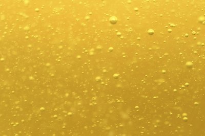 Bubbling oil.