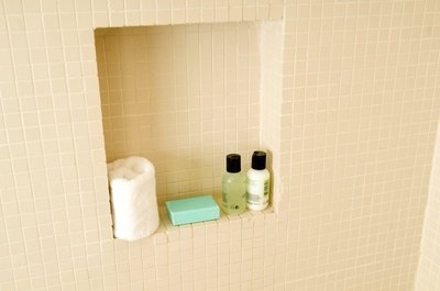 Tiled shower